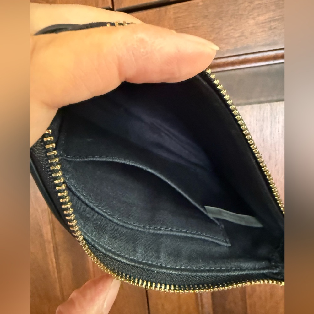 Coach Black Leather Wristlet - Picture 5 of 7